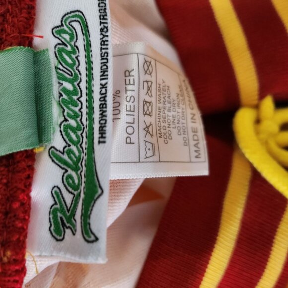 Bel-Air Academy Basketball Shorts Yellow & Red Size M Athletic Mesh Sports Appar - Picture 10 of 12